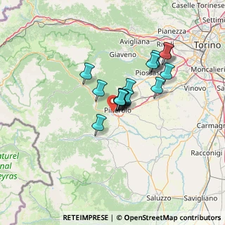 Mappa Strada S. Secondo, 10064 Pinerolo TO, Italia (9.81)