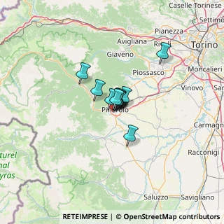 Mappa Via Sabotino, 10064 Pinerolo TO, Italia (5.49545)
