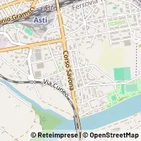 Mapa Asti
