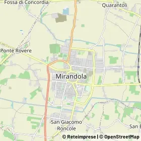 Mappa Mirandola