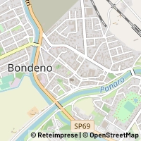 Hartă Bondeno