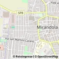 Karte Mirandola