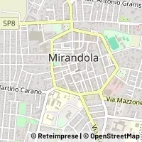 Térkép Mirandola