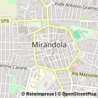 지도 Mirandola