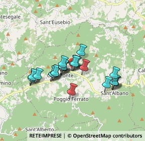 Mappa Frazione Fontanino, 27050 Val di Nizza PV, Italia (1.35)