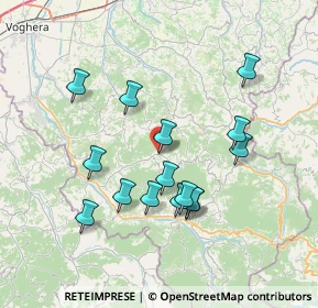 Mappa Frazione Fontanino, 27050 Val di Nizza PV, Italia (6.904)