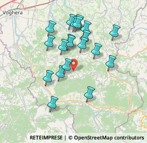 Mappa Frazione Fontanino, 27050 Val di Nizza PV, Italia (6.695)