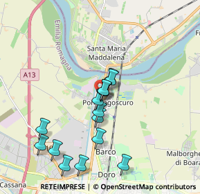 Mappa Via Luciano Bottoni, 44123 Ferrara FE, Italia (1.71)