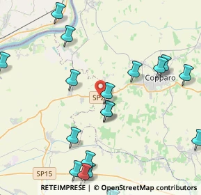 Mappa Via Donatori di Sangue, 44034 Ferrara FE, Italia (5.5925)