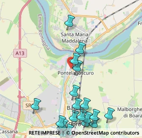 Mappa Via della Forza, 44123 Ferrara FE, Italia (2.776)