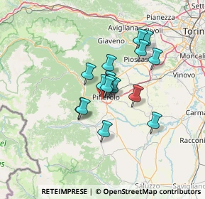 Mappa Via Pasubio, 10064 Pinerolo TO, Italia (9.41188)