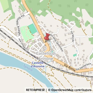 Mappa Via Garibaldi, 73, 14034 Castello di Annone AT, Italia, 14030 Rocca d'Arazzo, Asti (Piemonte)