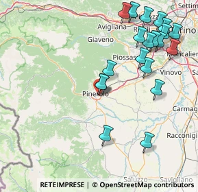 Mappa Via Bignone E., 10064 Pinerolo TO, Italia (18.996)