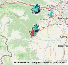 Mappa Via Raviolo, 10064 Pinerolo TO, Italia (13.3815)