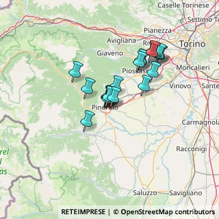 Mappa Via Dell' Isolantie, 10064 Pinerolo TO, Italia (10.8365)