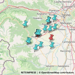 Mappa Via Dell' Isolantie, 10064 Pinerolo TO, Italia (10.44526)