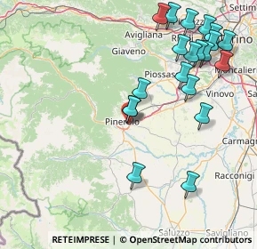 Mappa Via Dell' Isolantie, 10064 Pinerolo TO, Italia (18.8775)