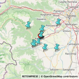 Mappa Via Monviso, 10064 Pinerolo TO, Italia (7.8825)