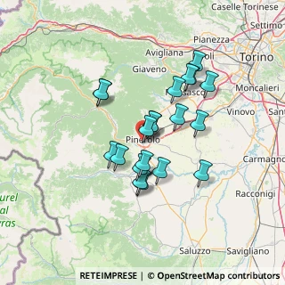 Mappa Via Monviso, 10064 Pinerolo TO, Italia (11.362)