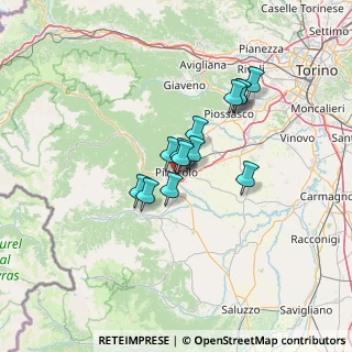 Mappa Via Monviso, 10064 Pinerolo TO, Italia (9.28923)