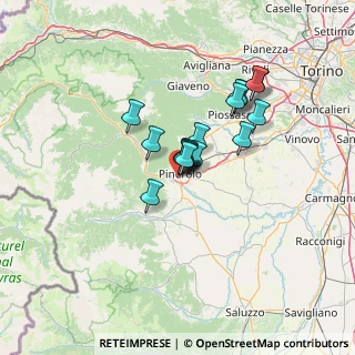 Mappa Via Tabona, 10064 Pinerolo TO, Italia (9.35353)