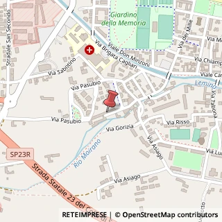 Mappa Via Molino Colombini, 34, 10064 Pinerolo, Torino (Piemonte)