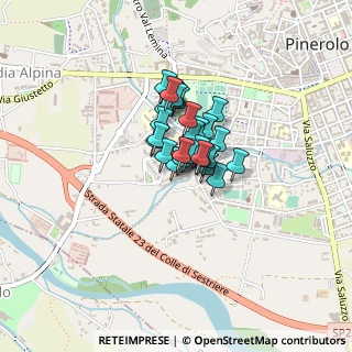 Mappa Via Giulia Colombini Molino, 10064 Pinerolo TO, Italia (0.22069)