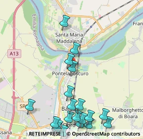 Mappa Via Verona, 44123 Ferrara FE, Italia (2.77)