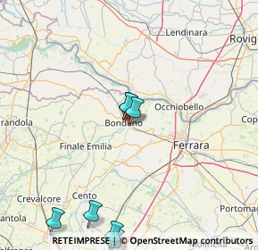 Mappa Via Reno, 44012 Bondeno FE, Italia (31.95643)