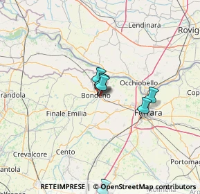 Mappa Via Reno, 44012 Bondeno FE, Italia (30.30235)