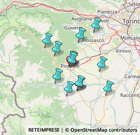 Mappa Via Schierano, 10064 Pinerolo TO, Italia (10.32214)