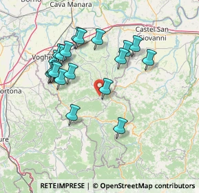 Mappa Località Calghera, 27050 Colli Verdi PV, Italia (14.276)