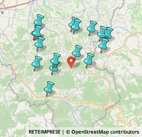Mappa Località Calghera, 27050 Colli Verdi PV, Italia (7.45)