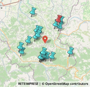 Mappa Località Calghera, 27050 Colli Verdi PV, Italia (6.6205)