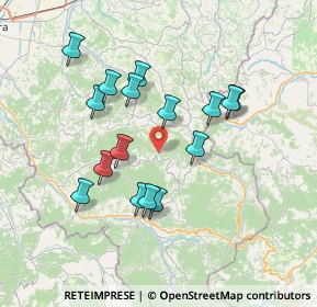 Mappa Località Calghera, 27050 Colli Verdi PV, Italia (6.65438)