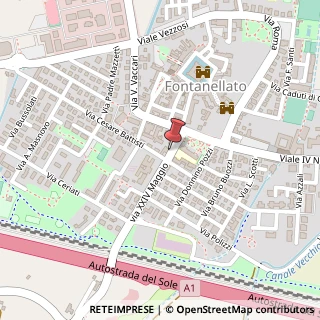 Mappa Via XXIV Maggio, 11, 43012 Fontanellato, Parma (Emilia Romagna)
