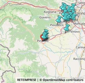 Mappa Via Montegrappa, 10064 Pinerolo TO, Italia (18.07471)