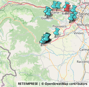 Mappa Via Montegrappa, 10064 Pinerolo TO, Italia (13.4075)