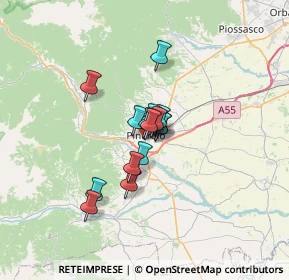 Mappa Via Michele Bravo, 10064 Pinerolo TO, Italia (3.83867)