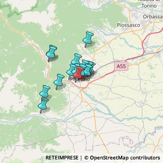 Mappa Piazzale Battaglione Alpini Susa, 10064 Pinerolo TO, Italia (4.21933)