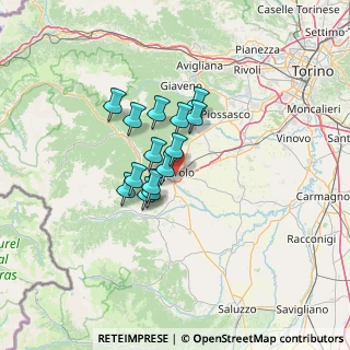Mappa Piazzale Battaglione Alpini Susa, 10064 Pinerolo TO, Italia (8.89143)