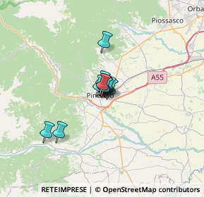 Mappa Via Moirano, 10064 Pinerolo TO, Italia (2.74417)