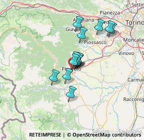 Mappa Via Moirano, 10064 Pinerolo TO, Italia (9.16786)