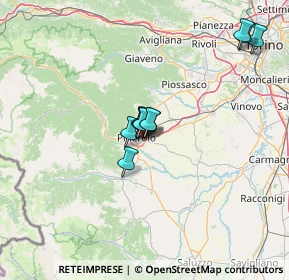 Mappa Strada delle Cascine Vastameglio, 10064 Pinerolo TO, Italia (9.66727)