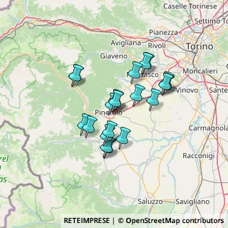 Mappa Via Cascina Vastameglio, 10064 Pinerolo TO, Italia (10.991)