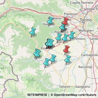 Mappa Via Cascina Vastameglio, 10064 Pinerolo TO, Italia (10.592)