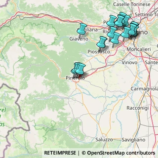 Mappa A55 Torino - Pinerolo, 10064 Pinerolo TO, Italia (19.8965)