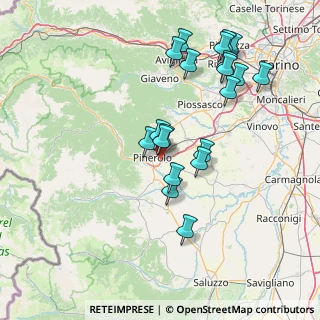 Mappa Via Cascina Vastameglio, 10064 Pinerolo TO, Italia (15.1715)