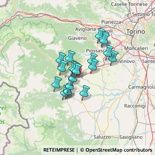 Mappa Via Cascina Vastameglio 3 C, 10064 Pinerolo TO, Italia (9.849)