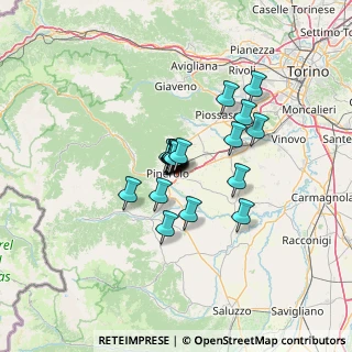 Mappa A55 Torino - Pinerolo, 10064 Pinerolo TO, Italia (8.2715)